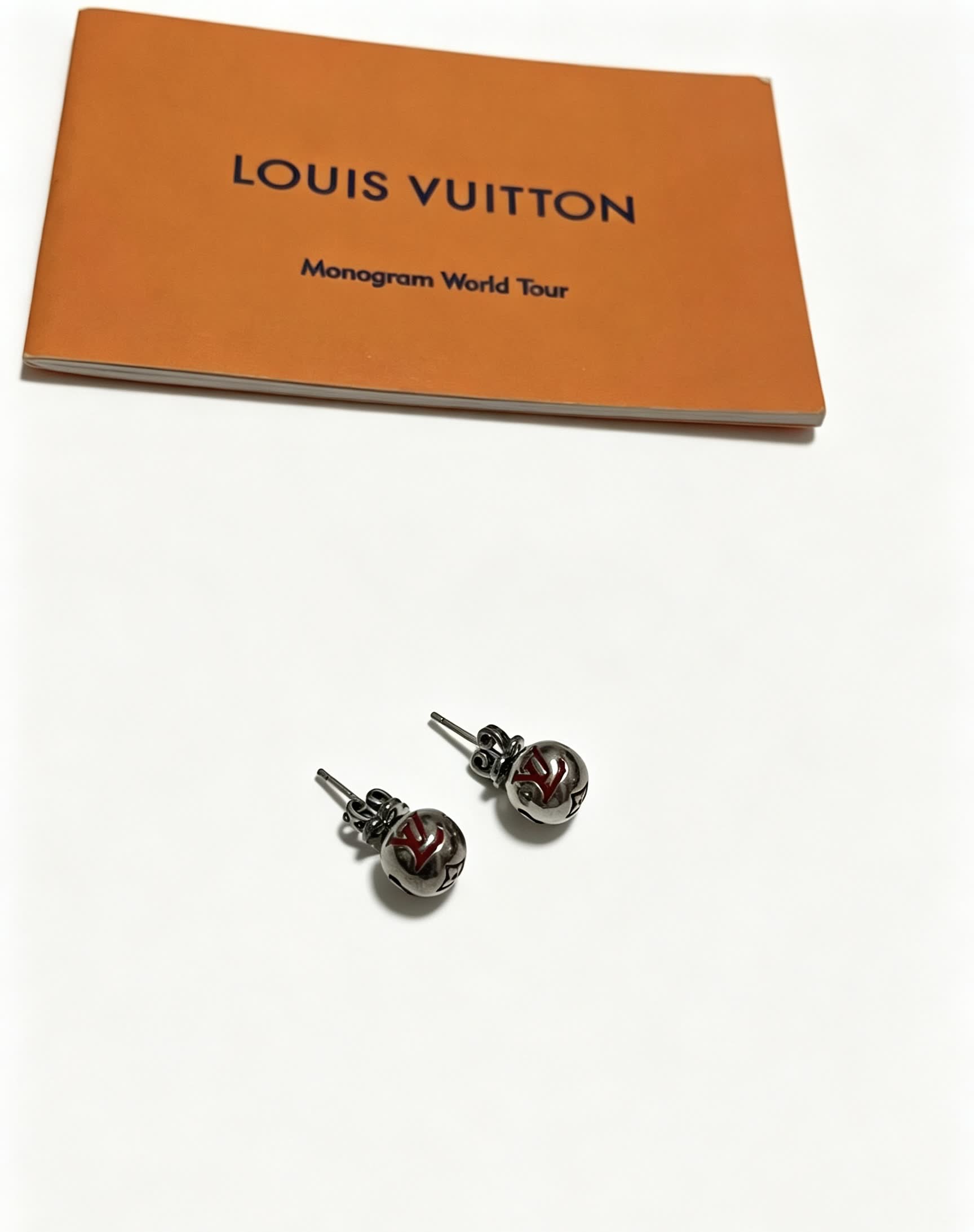 Louis Vuitton Monogram World Tour Earrings Louis Vuitton Monogram World Tour Earrings